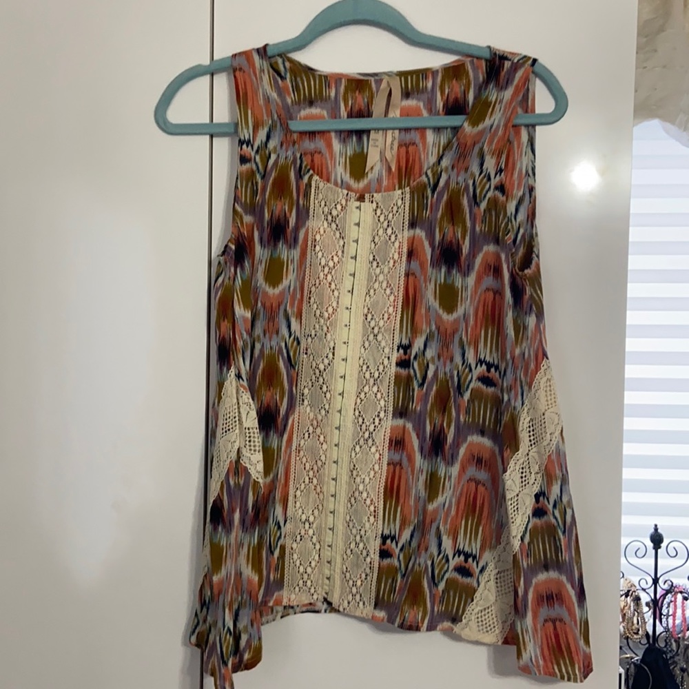 Free People Eyelet Top